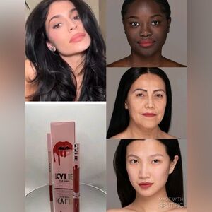 Kylie Cosmetics Matte Liquid Lipstick & Liner Bundle Set 500 Kristen